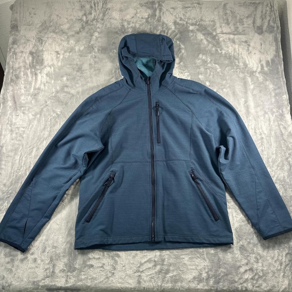 all in motion Blue Hooded Softshell Jacket